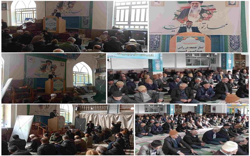 تاکید مهندس گرزین بخشدار بسطام بر مشارکت قوی و حضور حداکثری مردم در انتخابات 1402 در نماز عبادی _سیاسی جمعه شهر مجن